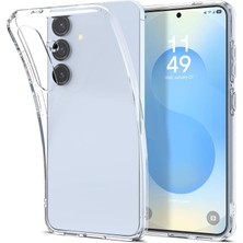 Galaxy S25 Ince Kılıf Liquid Crystal Sararma Karşıtı Duraclear™ Hava Kanalı Teknolojisi™ Askeri Sınıf Koruma Crystal Clear Şeffaf Kapak - ACS08995