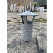 Baca Şapkası Beyaz Soba Borularına Uyar