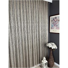 Depo Home Taç Buz Kırığı Seyrek Pile Tül Perde Tek Kanat Bzkrgseyrekpile, Bej, 70 x 200