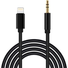 Concord iPhone Lightning Aux Kablosu 3.5mm JH-023 - Siyah