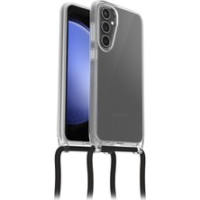 React Necklace Kılıf  Galaxy S23 Fe Için, Ultra Ince, Koruyucu Kılıf, Ayarlanabilir ve Çıkarılabilir Cep Telefonu Zincirli, Askeri Standartlara Göre Test Edilmiştir, Şeffaf