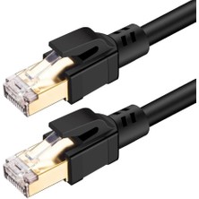 Plus PX-5216 5 Metre Cat8 Kablo, 40GBPS S/ftp 2000MHZ Yüksek Hızlı Internet Kablosu