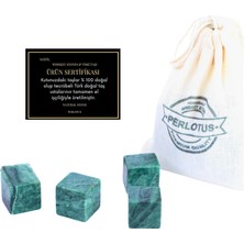 Granit 4 Adet Viski Taşı Soğutma Kesesinde Sertifikalı Babalar Günü Hediyesi