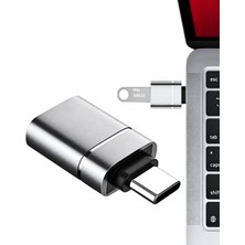 Metal Mini Type C USB 3.1 To USB 3.0 Çevirici Dönüştürücü, Tak Çalıştır, Macbook, iPad Air, iPad Pro, Surface Pro, Xps Uyumlu, USB To USB C Adapter, Type-C Otg, Data Şarj Adaptörü