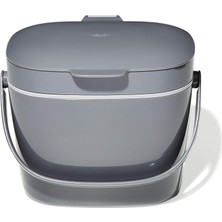 - Good Grips Kompost Kutusu Antrasit - Mutfak Için Koku Geçirmez Organik Çöp Kutusu - 6,6 L