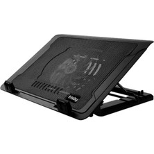 FNC-35ST Notebook Soğutucu, 14 cm Mavi Led’li Fan