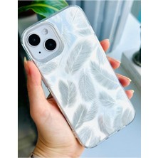 Aksesuar Iphone 13-14 - 15 ile Uyumlu Shine Tüy Renk Geçişli Parlak Tasarımlı Silikon Kılıf