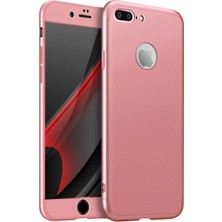 iPhone 8 Plus Için Kılıf Double Dip 360 Protective Rose Gold [iphone 8 Plus ile Uyumlu Kılıf - Rose Gold]