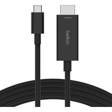 Usb-C - HDMI 2.1 Kablo, 60 Hz'de 8k Için 2 M Kablo, 144 Hz'de 4k, Hdr, Hbr3, Dsc, Hdcp 2.2, Macbook, iPad Pro ve Diğer Usb-C Cihazları ile Uyumlu