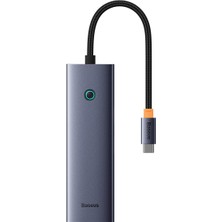 7W1 Ultrajoy 7 Bağlantı Noktalı Hub (Usb-C'den 1xHDMI4K@30Hz+2xUSB 3.0+1XPD+RJ45+SD/TF3.0)