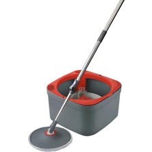 Temiz ile Kirli Suyu Ayıran Otomatik Temizlik Microfiber Döner Başlıklı Mop Seti