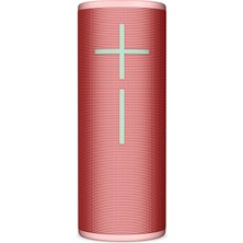 Ears Boom 4 Taşınabilir Su Geçirmez Bluetooth Hoparlör, 360 Derece, Güçlü, Sürükleyici, Kristal Netliğinde Ses, 15 Saatlik Pil Ömürlü ve 45M Kullanım Mesafeli Batmaz Hopalör, Pembe