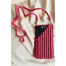 El Yapımı Örgü Askılı Telefon Çantası – Şık ve Pratik Crossbody Çanta Aksesuar