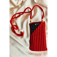 El Yapımı Örgü Askılı Telefon Çantası – Şık ve Pratik Crossbody Çanta Aksesuar