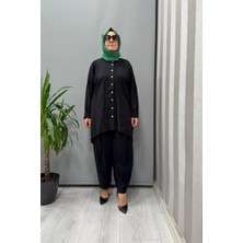 Almarwah Pantolon Tunik Takım Siyah 202873