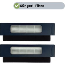 Midea M7 M7 Pro S8 Plus Uyumlu 2 Adet Hepa Filtre