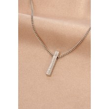 Gümüş Renk Metal Kolye - TJ-BKO5992