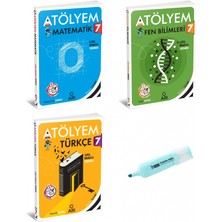 7.sınıf Matematik Fen Bilimleri ve Türkçe Atölyem Soru Bankası