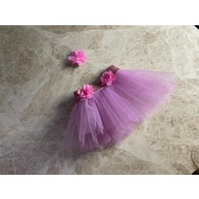 Mor Tütü Eteği ve Toka, Şık ve Rahat Köpek Kıyafeti.