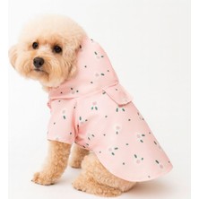 Pembe Köpek Yağmurluğu, Renkli ve Şık Üst Giyim, Su Geçirmez, Konforlu