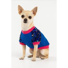 Renkli Payetli Köpek Sweatshirt, Şık ve Konforlu Üst Giyim Seçeneği