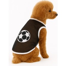 Küçük Irk Siyah Köpek Kedi File Atlet, Rahat ve Şık Giyim 0,5-10KG