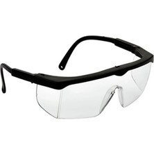 Tam Korumalı Şeffaf Ayarlı Çapak Laboratuvar Gözlüğü ( Lisinya )