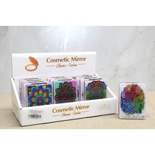 Mandala Desenli Hareketli Sulu El Aynası ALK4583 ( Lisinya )
