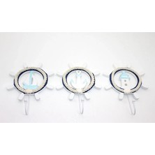 Ahşap Marin Dümenli Askılık ALK2476 ( Lisinya )