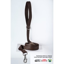 Ayarlanabilir Kahverengi Köpek Tasması, Dayanıklı ve Rahat Gezdirme Kayışı