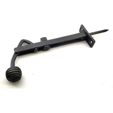 Antika Tarz Dekoratif Pirinç Ayarlı Panjur Stoperi - 150X55 Mm, Oksit
