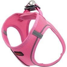 Pembe Köpek Göğüs Tasması, 2xs, Rahat ve Şık Tasarım