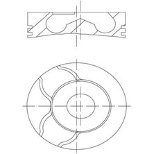 Mahle 0220100 - Motor Piston Segman Clıo-Kng 1.5 Dcı K9K 76.00 Std 26PİM