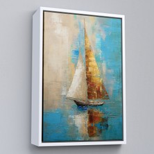 Çerçeveli Denizdeki Yelkenli TABLO-7541
