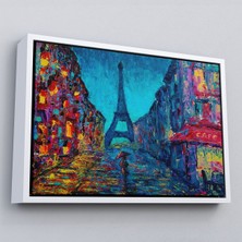 Çerçeveli Fransa Paris Sokakları Duvar TABLOSU-1219