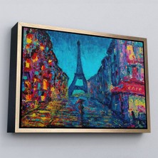 Çerçeveli Fransa Paris Sokakları Duvar TABLOSU-1219