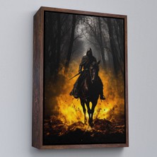 Çerçeveli Cehennemin Dibinden Gelen Savaşçı TABLOSU-7982