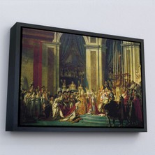 Çerçeveli Jacques-Louis David - Napolyon'un Taç Giyme Töreni TABLO-7082