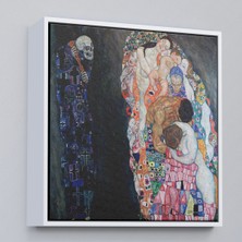 Çerçeveli Gustav Klimt – Ölüm ve Yaşam TABLOSU-8341