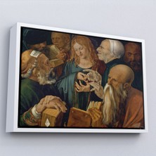 Çerçeveli Albrecht Dürer - Doktorlar Arasında Isa Tablosu --7255