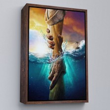 Çerçeveli Isa'nın Eli Tuval Kanvas TABLO-5222