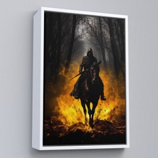 Çerçeveli Cehennemin Dibinden Gelen Savaşçı TABLOSU-7982