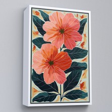 Çerçeveli Şakayık Çiçekleri TABLO-7632