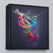 Çerçeveli Renkli Sinek Kuşu TABLOSU-8329