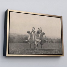 Çerçeveli Isviçreli Fotoğrafçı Frederick Boissonnas Dans Eden Kadınlar TABLOSU-6656