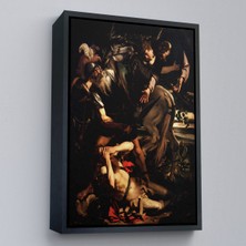 Çerçeveli Caravaggio - Aziz Paul'un Dönüşümü Tablo - The Conversion Of Saint PAUL-7423
