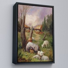 Çerçeveli Nasıl Bakarsan Öyle Görürsün, Sürreal Duvar TABLOSU-6226