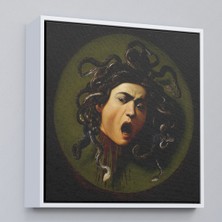 Çerçeveli Caravaggio - Medusa TABLOSU-8350