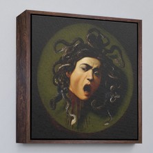 Çerçeveli Caravaggio - Medusa TABLOSU-8350