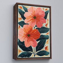 Çerçeveli Şakayık Çiçekleri TABLO-7632